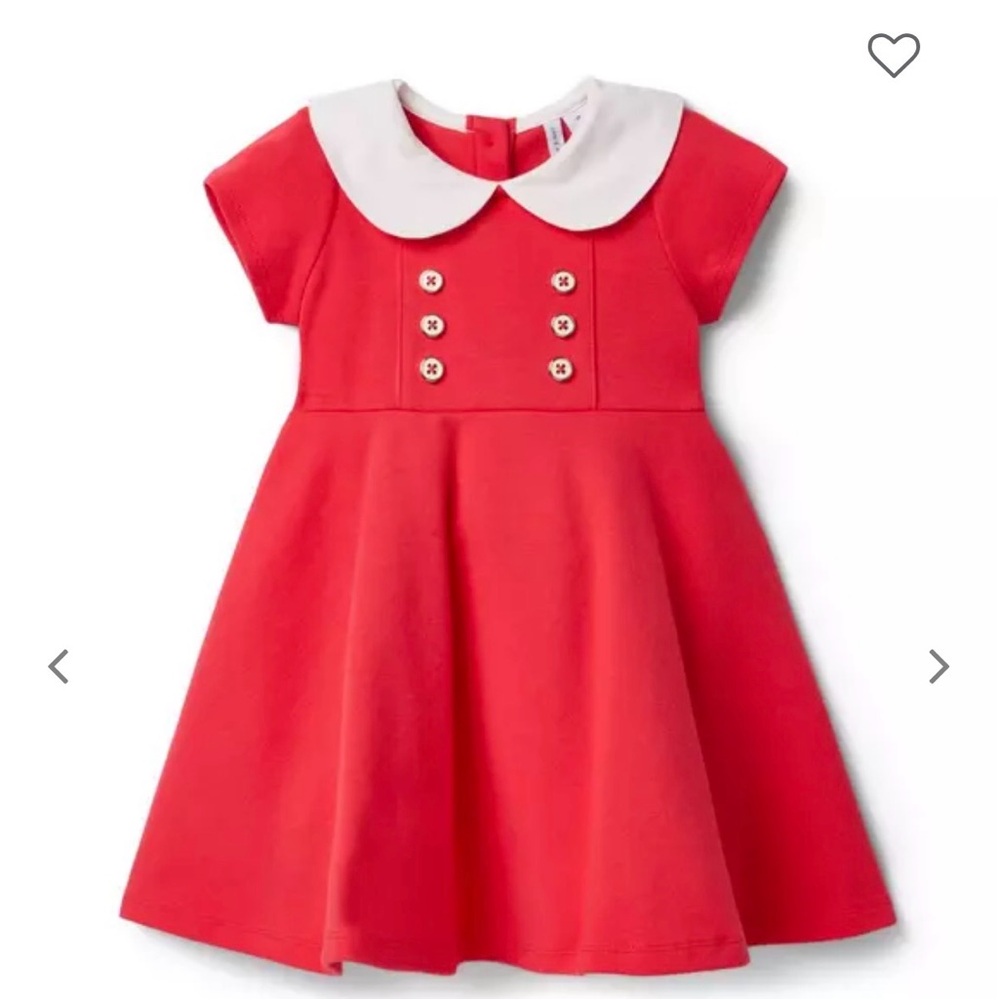 Janie and Jack Collared Ponte Dress
